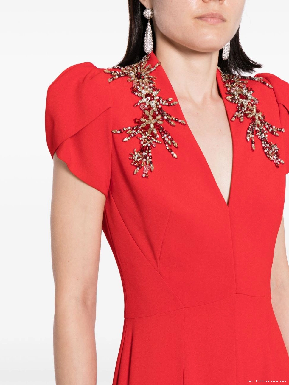 Affordable crystal-embellished Aries Jenny gown Packham Women 0403